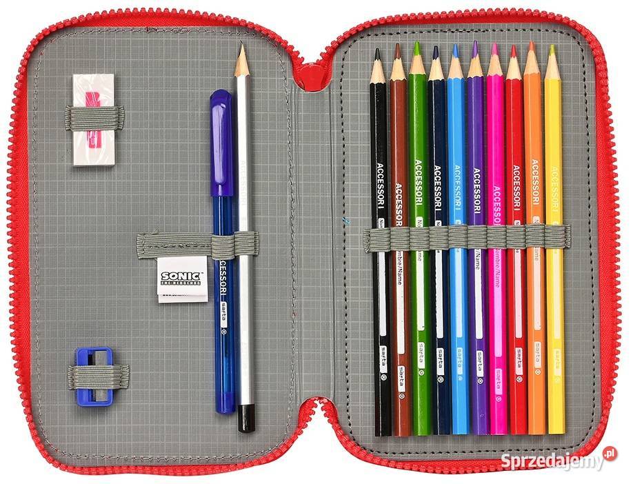 Piórnik Sonic z Wyposażeniem Dwukomorowy 2 Artykuły szkolne małopolskie Mogilany