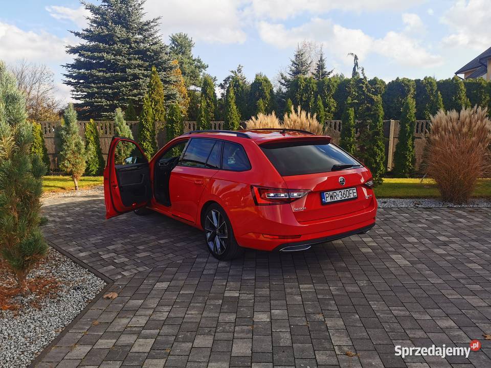 Skoda superb 2017r sportline 20 Tdi 190 elektrycznie ustawiane fotele Będzin