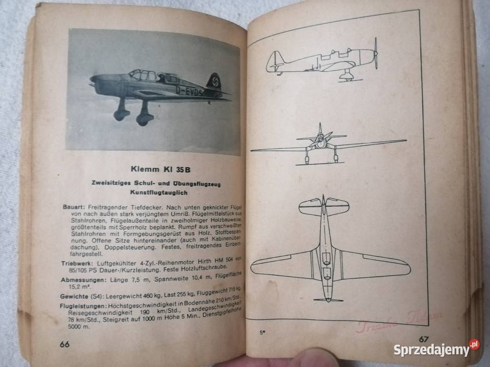 Podręcznik Luftwaffe Fliegen Lernen 1941 2 wojna Kraków