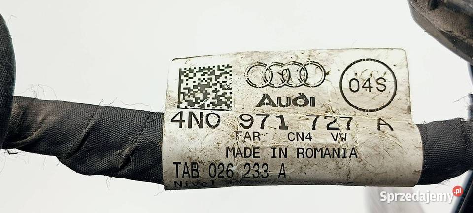WIĄZKA AUDI A8 L D5 4N 4N0971727A POMPY PALIWA Lipno