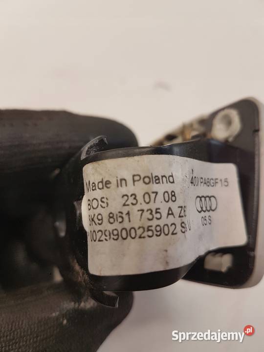 UCHWYT MOCOWANIE ROLETY AUDI A4 B8 Q5 8K9861736A Przystajń