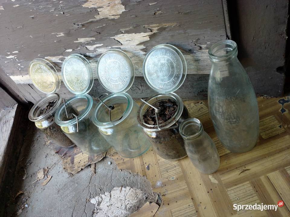 Słoiki butelki PRL kolekcja Butelki, bidony i lunch boxy podkarpackie Jarosław sprzedam