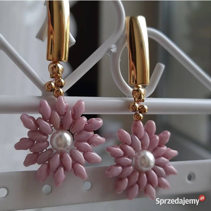 Kolczyki Słońce handmade Warszawa sprzedam