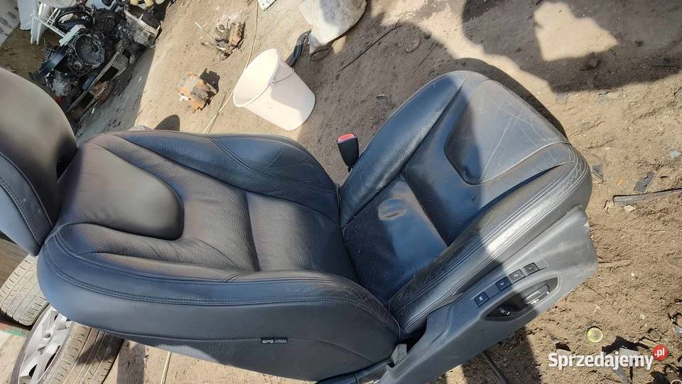 Fotele kanapa skórzane podgrzewane komplet Volvo Książ Wielkopolski