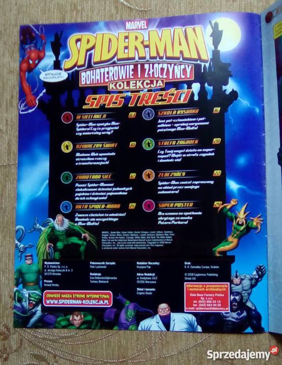 SPIDERMAN BOHATEROWIE I ZLOCZYŃCY 5 Piszczac