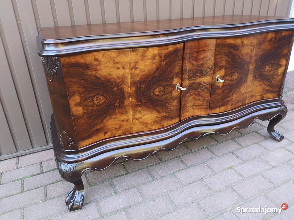 Komoda Ludwik Chippendale Orzech Niska 130 Swarzędz sprzedam
