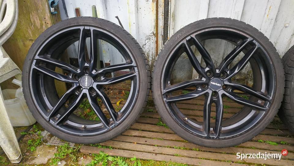 Felgi Carmani 9jx20 et35 5x112 opony zimowe Samochodowe Koła