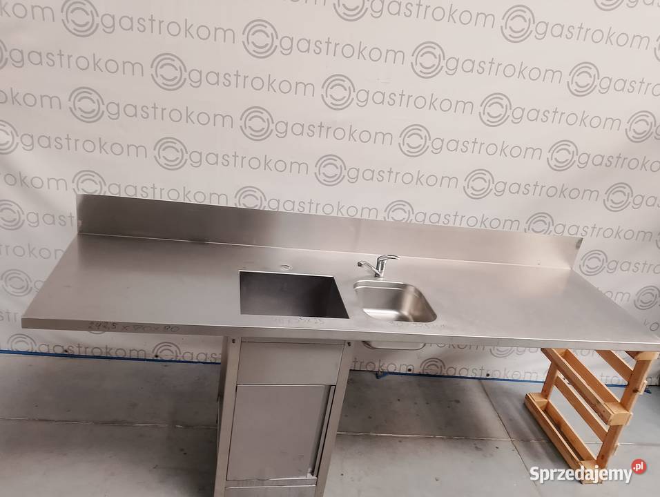 Stół ze zlewem i umywalką 2425x70x90 Wrocław