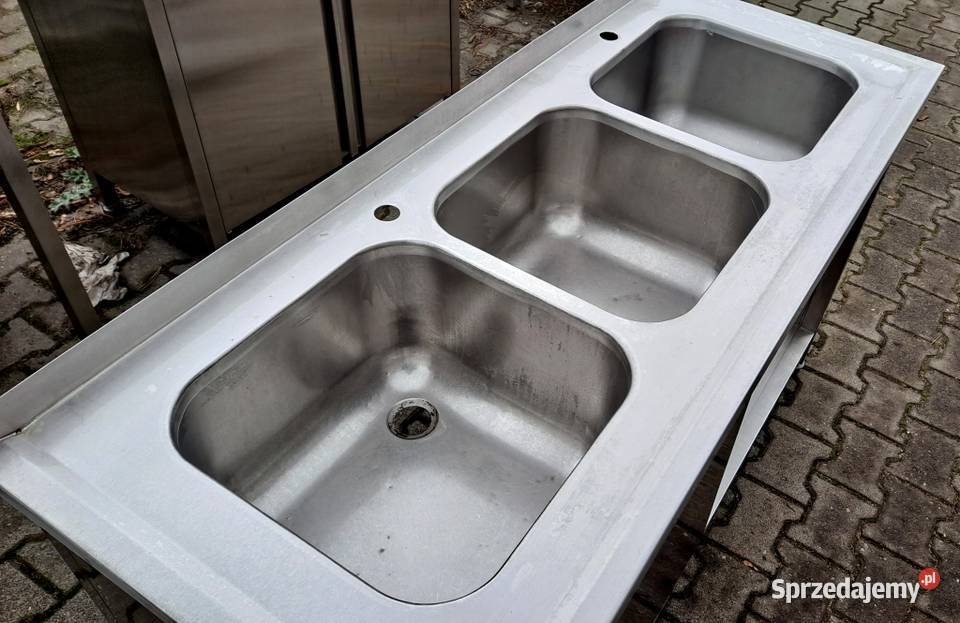 Zlew 3 Komorowy z Szafką Drzwi Suwane 1506085 sprzedam