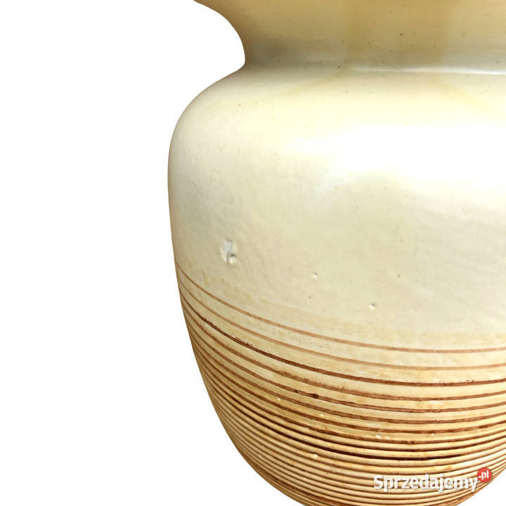 Ceramiczny wazon VEB Haldensleben Niemcy lata 50 Warszawa