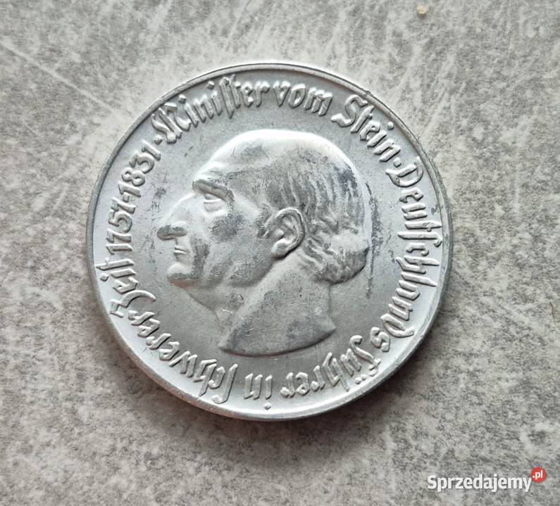 5 NIEMCY Westfalia 5 Marek 1921 r Stein Numizmatyka Kolekcje łódzkie Wola Kruszyńska