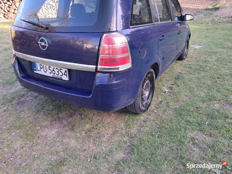 Opel Zafira z gazem 7 osob 88KM Łęczna sprzedam