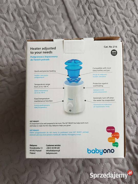 Podgrzewacz z Funkcją Sterylizacji 2w1 BabyOno Żołynia