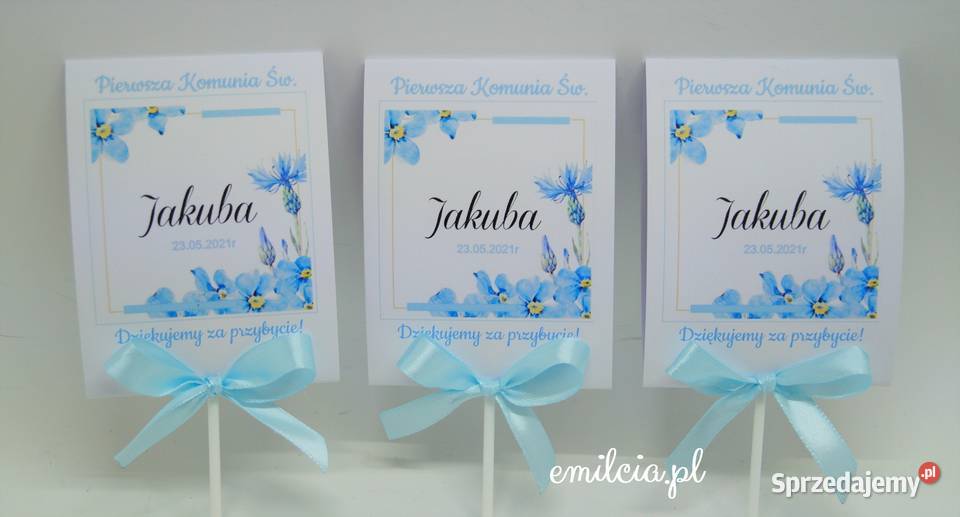 Lizaki jako podziękowania Gości z okazji Komunii Zielona Góra
