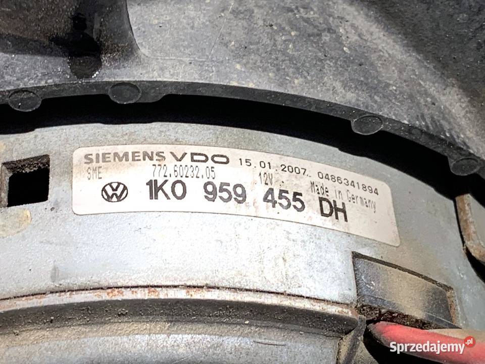 WENTYLATOR KLIMATYZACJI VW PASSAT B6 1K0959455DH Klimatyzacja