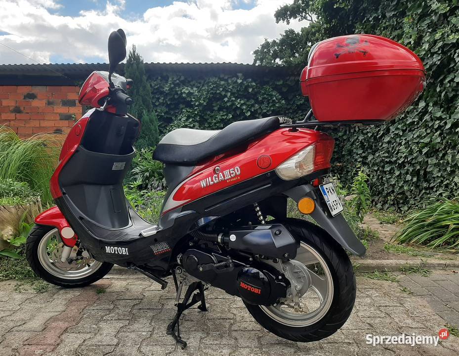 nowy skuter Motobi Wilga III 50ccm 4t 2009r 1wł 4458km wielkopolskie Tuczno sprzedam