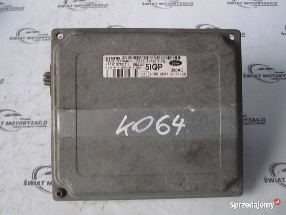 FORD FUSION 16 16V komputer sterownik silnika