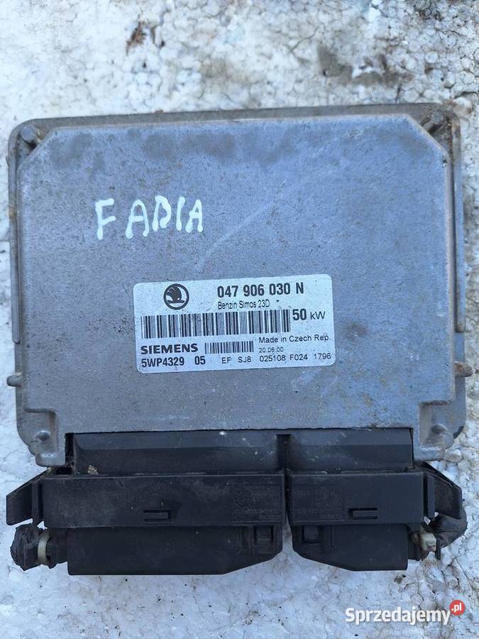 Komputer Sterownik Silnika Skoda Fabia
