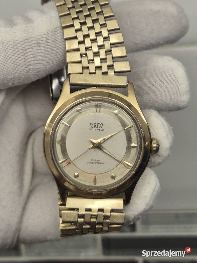 Rzadki zegarek mechaniczny Orfa z lat 50tych Chorzów