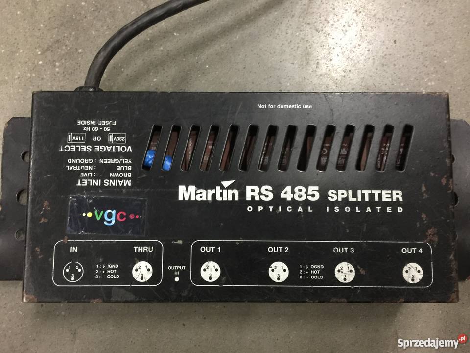 Martin 4 Ch Optically Isolated RS-485/DMX Splitter