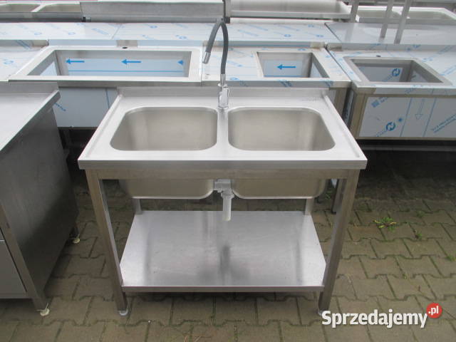 Zlew Gastronomiczny 2 Komorowy Z Półką 1006085 wielkopolskie Ostrów Wielkopolski