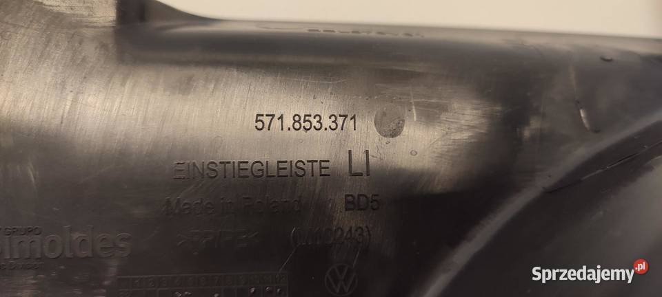 VW TAYRON LISTWA OSŁONA PROGU LEWA 571853371