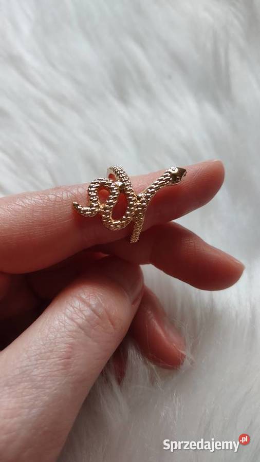 Pierścionek z wężem alternative goth witch Olkusz