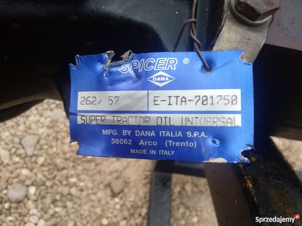 Most Dana Spicer 26257 Fiat Kobelco E145W Kielce
