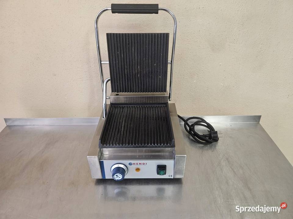 Kontakt grill kontaktowy ryflowany pojedynczy Góra