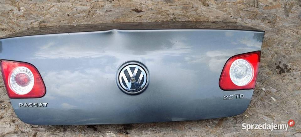 TYLNA KLAPA BAGAŻNIKA TYŁ VW PASSAT B6 SEDAN śląskie Rudziniec
