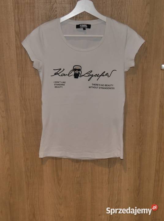 Karl Lagerfeld fajna bluzka gumowane logo 36 S dolnośląskie Wrocław