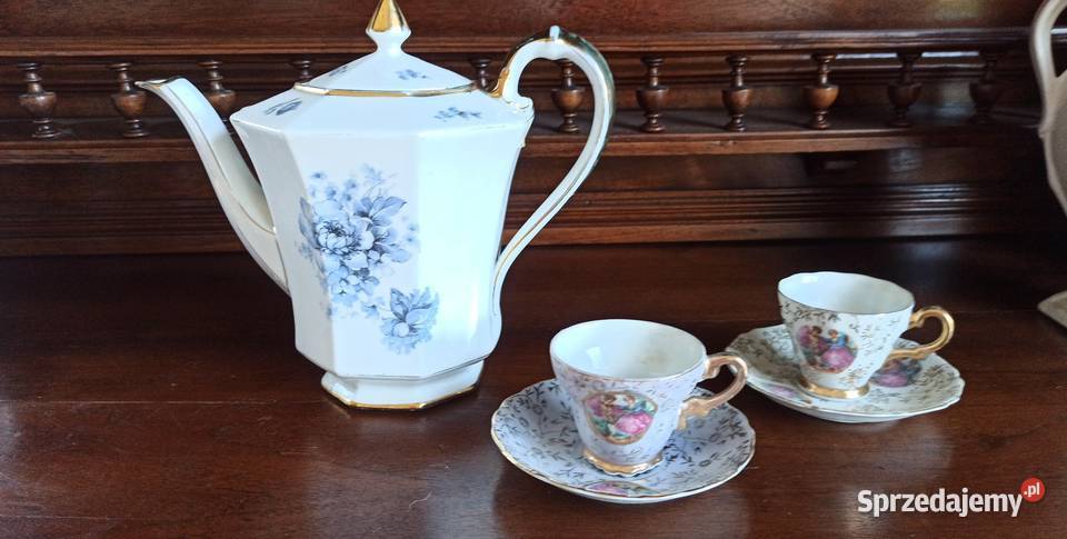 Dzbanek P T TirschenreuthBavaria Art Deco Porcelana i szkło