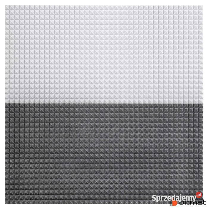 Panele wygłuszające szare jasnoszare mata Łąki