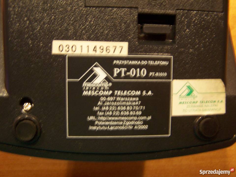 Przystawka do telefonu sprzedam