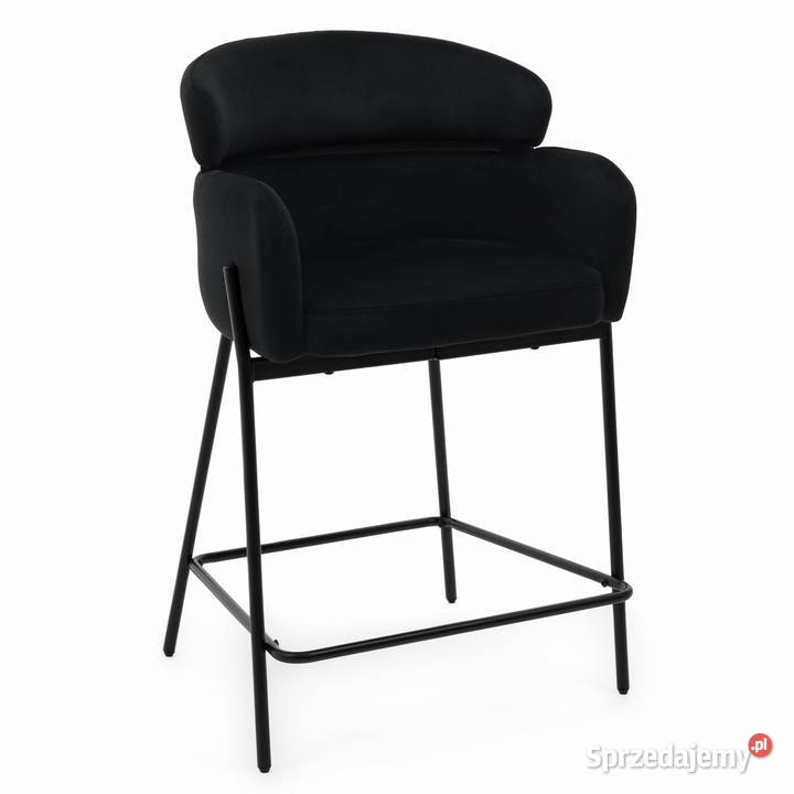 Hoker Tapicerowany Bolznao Czarny Wysyłka 24H Tarchały Małe