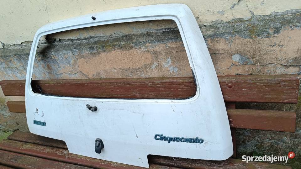 Tylna klapa Fiat Cinquecento osobowe Przemyśl