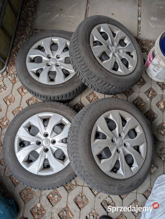Koła komplet 4 4x100 Hyundai Nokian 18565 15 Chrzanów