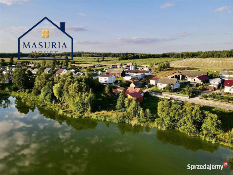 Dom wodą z linią brzegową jeziora Klonowskiego warmińsko-mazurskie sprzedam