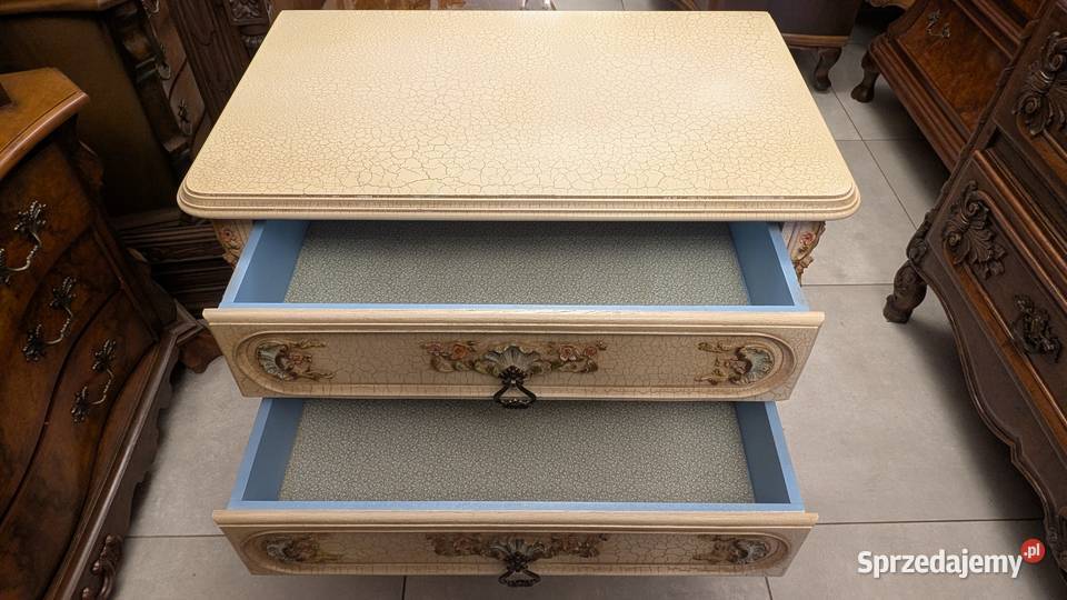 Piękna komoda ludwikowska ecrusklep Dąbrowa śląskie Dąbrowa Górnicza