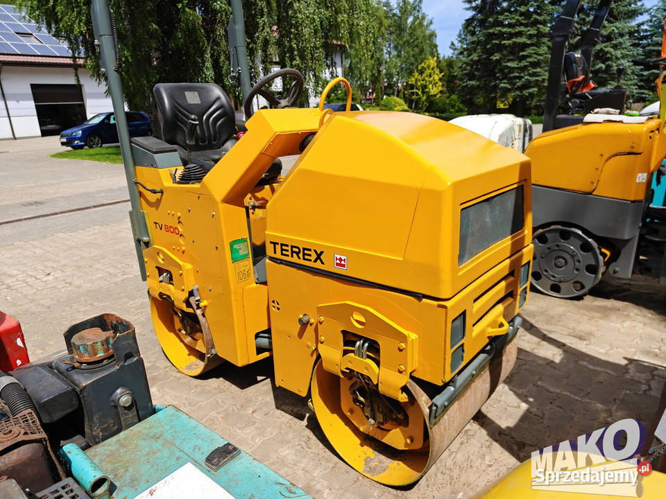 Walec dwubębnowy Terex Benford TV800 KRF pełny VAT
