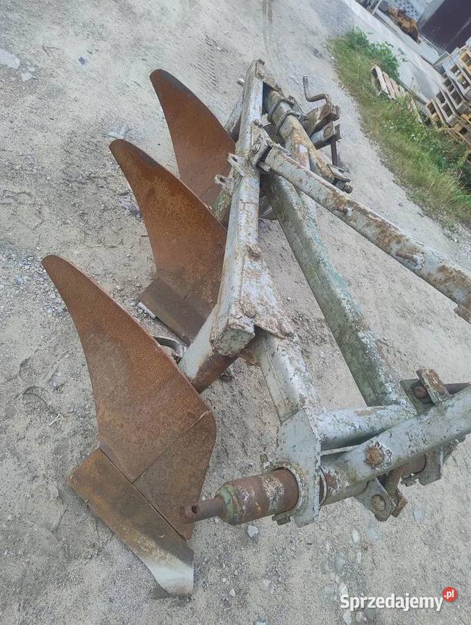 Pług 3 skibowy kółko gumowe mazowieckie Wojciechów