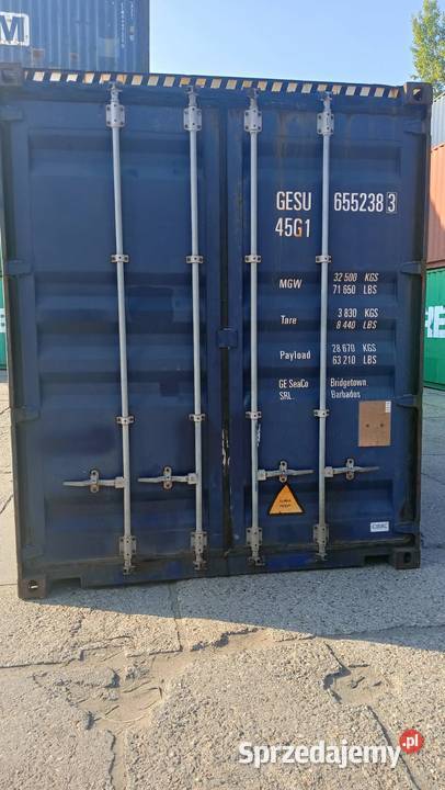 Oferuję do sprzedaży kontenery morskie 40 HC mazowieckie Mława sprzedam