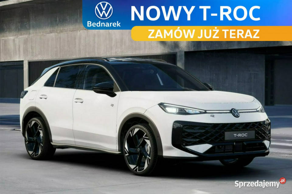 Volkswagen TRoc RLine 15 eTSI 150 DSG Zamów już kamera cofania Łódź