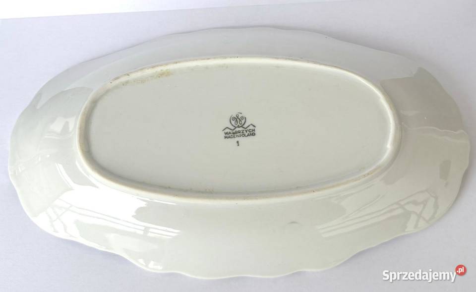 Półmisek Wałbrzych biała porcelana vintage lata małopolskie Kraków sprzedam