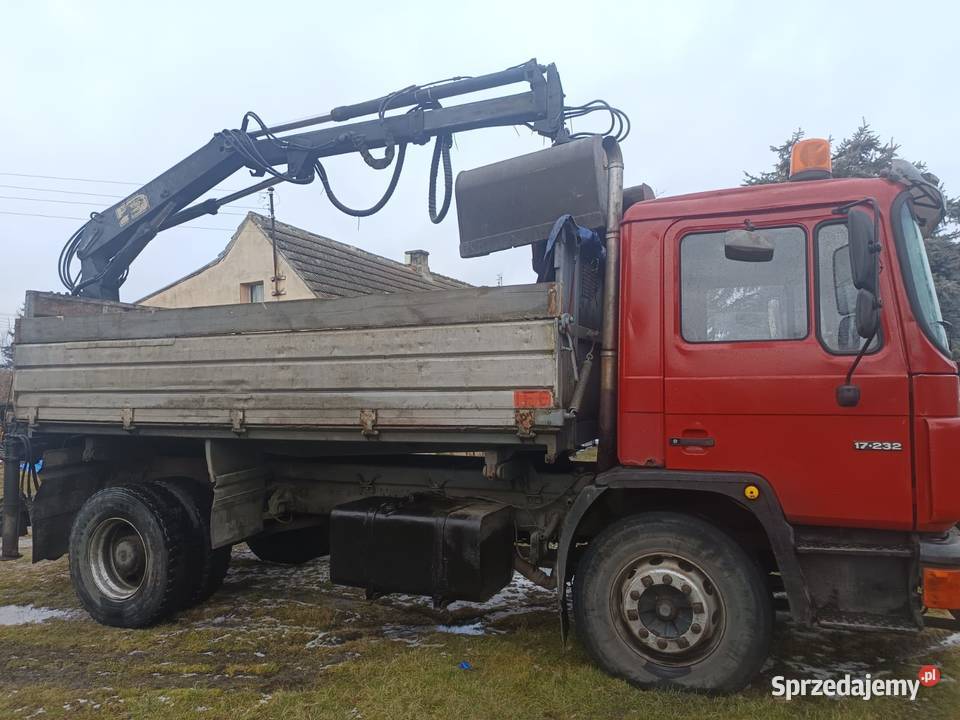 MAN 17232 Pojazd specjalny Wywrotka HDS Kożuchów