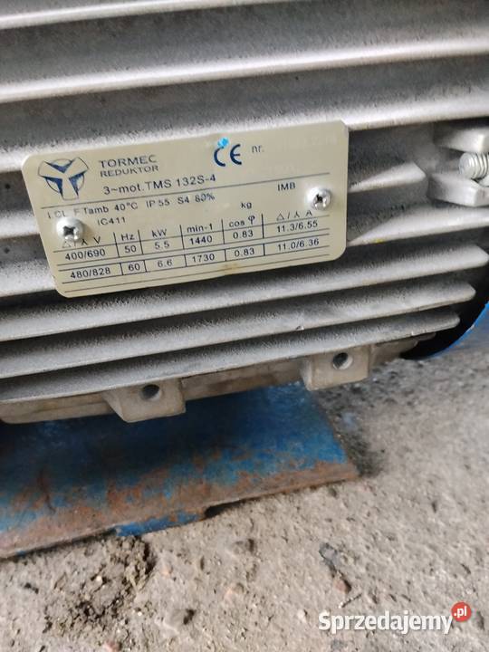 Motoreduktor z silnikiem 55 kw Chorzele