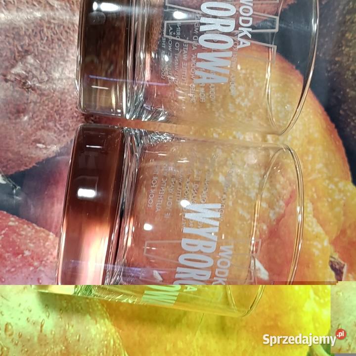 Wodka Wyborowa Szklanki Kolekcjonerskie Dom i Ogród