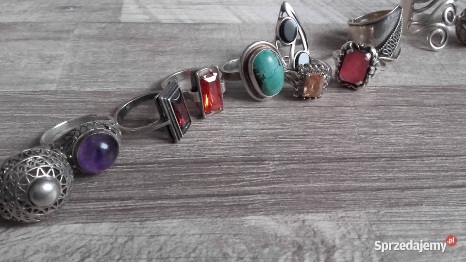 Akwamaryn turkus Warmet pierścionki Rytosztuka srebrne małopolskie