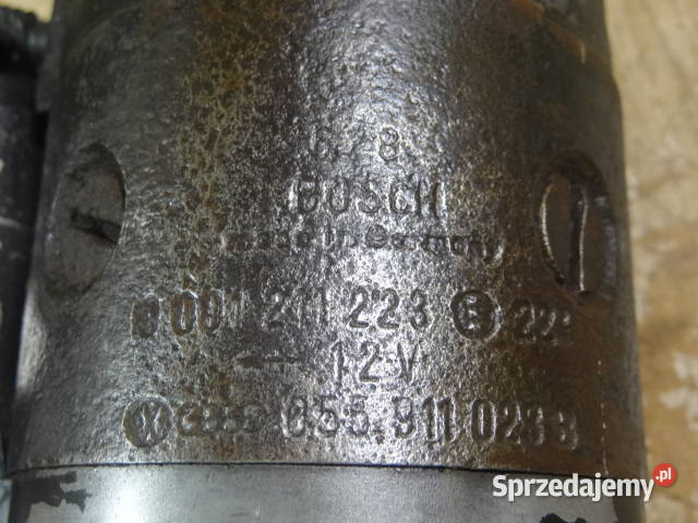 rozrusznik BOSCH VW Garbus Ogórek 12 Volt Żary