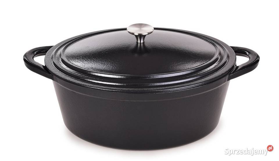 7L żeliwna brytfanna z samopodlewającą pokrywką Warszawa